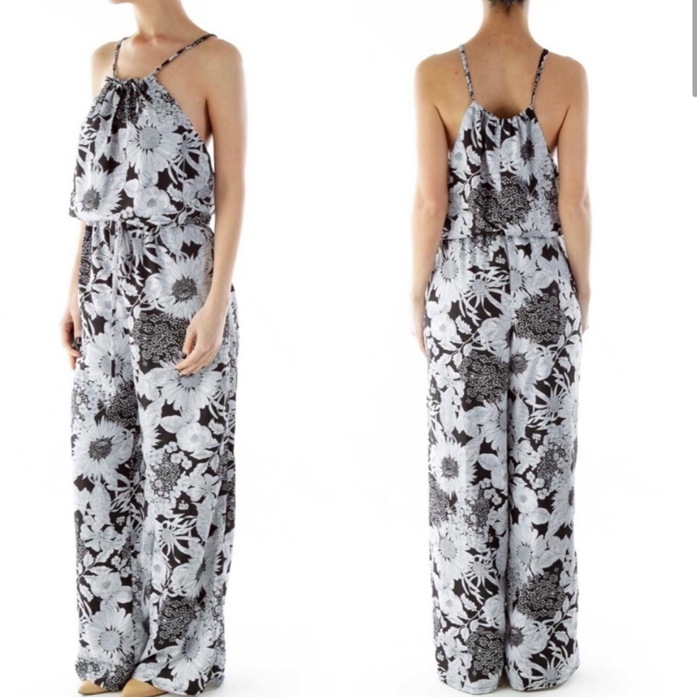 Liberty of London x Target Black & White Floral Jumpsuit Size XS